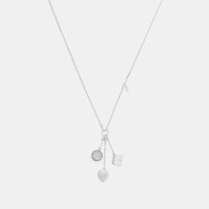 Heart And Book Long Pendant Necklace