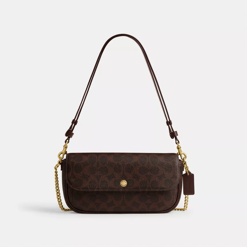 Brook Flap Chain BagIn Signature Canvas