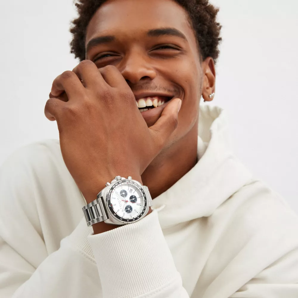 Charter Chronograph Watch, 44 Mm - Image 4