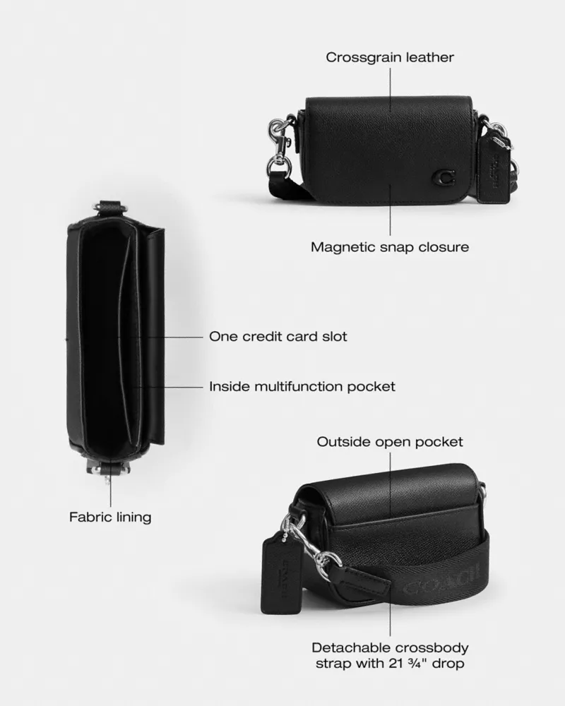 Flap Crossbody Bag - Image 7