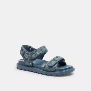 Brynn SandalIn Crystal Signature Denim