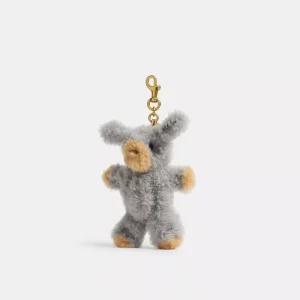 Fuzzy Bag CharmIn Shearling