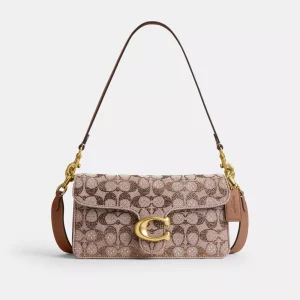 Tabby Shoulder Bag 26In Crystal Signature Jacquard