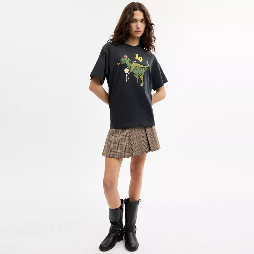 Rexy 10th Birthday Relaxed T-ShirtIn Organic Cotton - Image 2