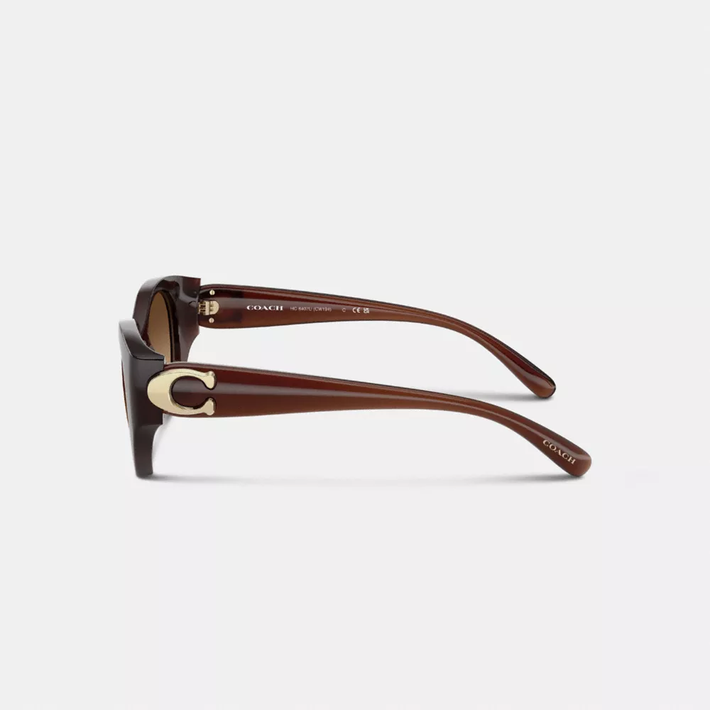 Maxi Sculpted C Oval Sunglasses - Image 4