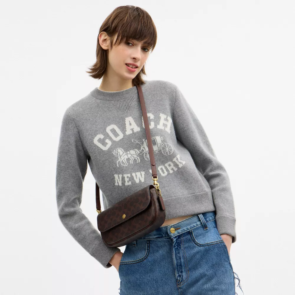 Brook Flap Chain BagIn Signature Canvas - Image 7