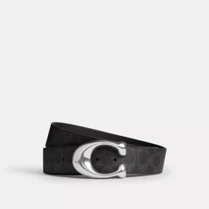 Sculpted C Buckle Reversible Belt, 38 Mm