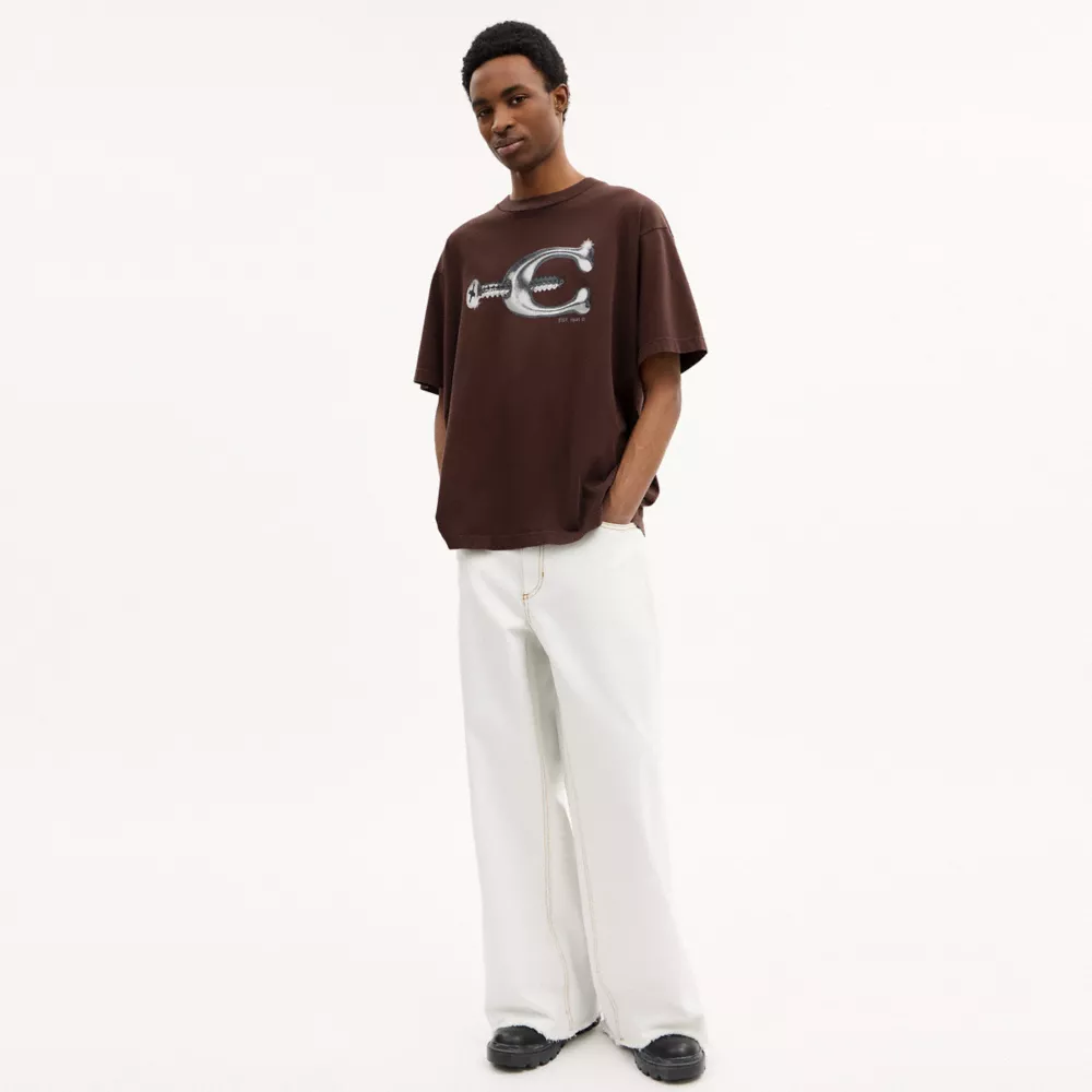 Hardware Relaxed T-ShirtIn Organic Cotton - Image 2