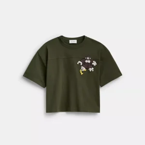 Coach | Brain Dead Football Cropped T-Shirt