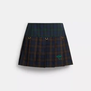 Coach | Brain Dead Mini Plaid Pleated Skirt