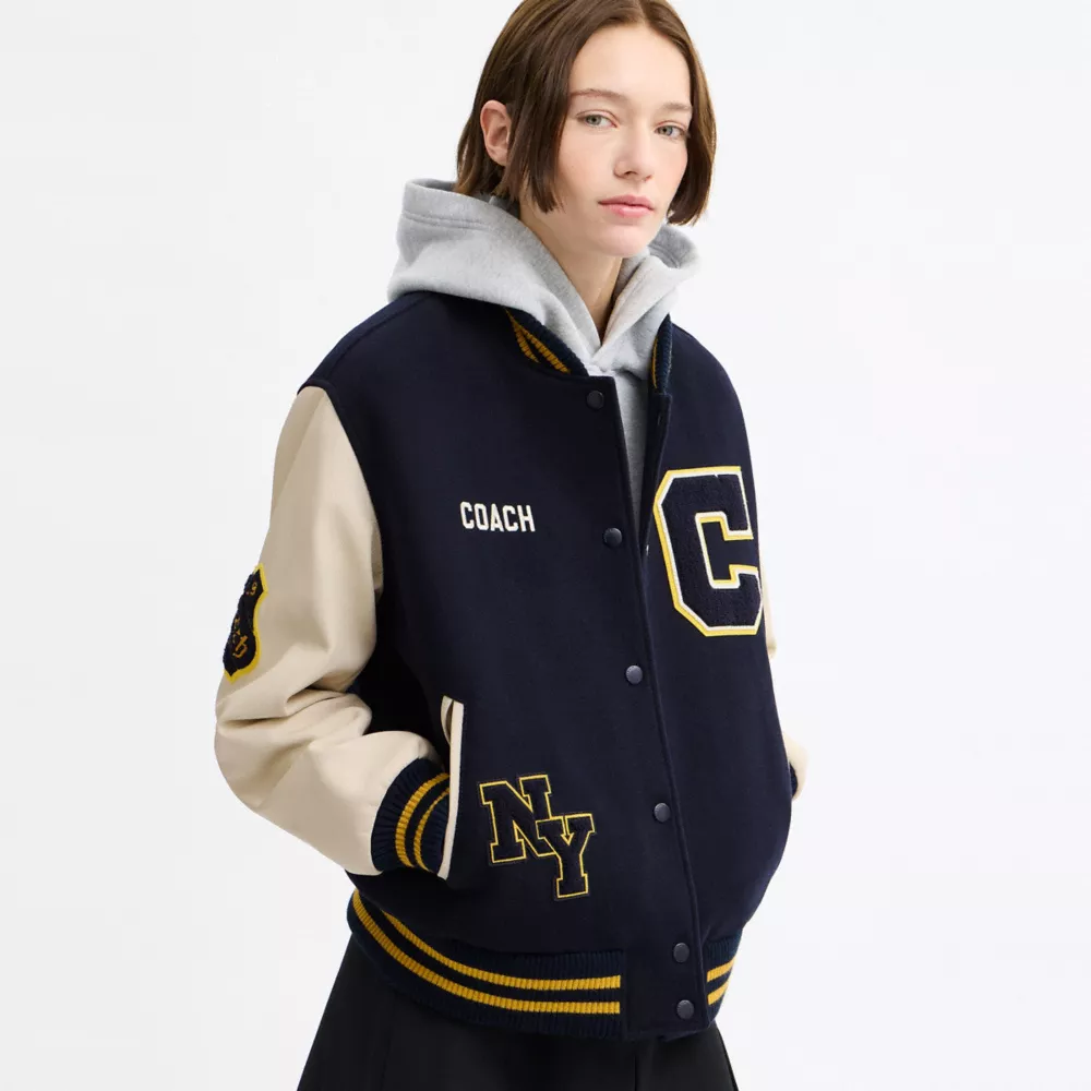 Wool Varsity Jacket - Image 5