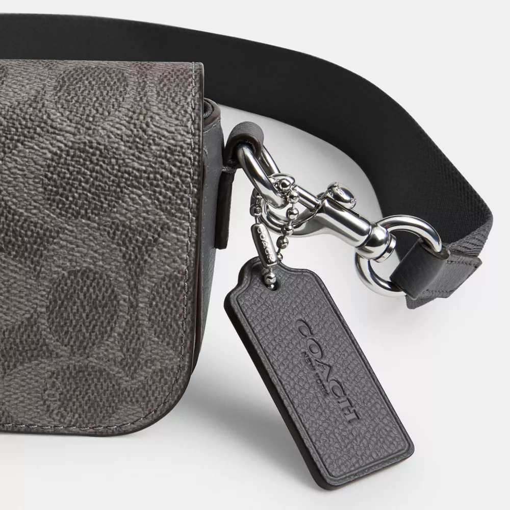 Flap Crossbody BagIn Signature Canvas - Image 6