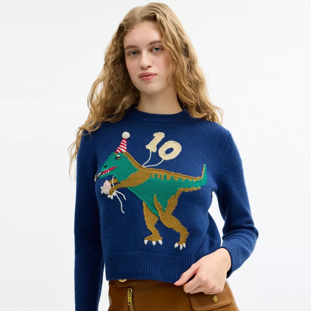 Rexy 10th Birthday Crewneck Sweater - Image 4