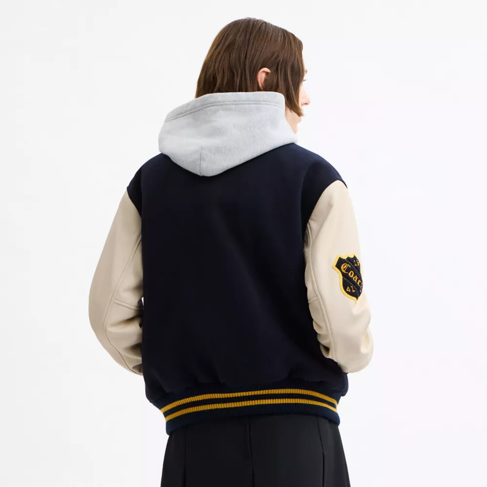 Wool Varsity Jacket - Image 4