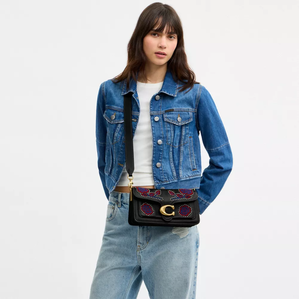 Tabby Shoulder Bag 26With Embroidered Americana - Image 7