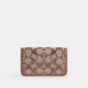 Essential Slim Card CaseIn Crystal Signature Jacquard