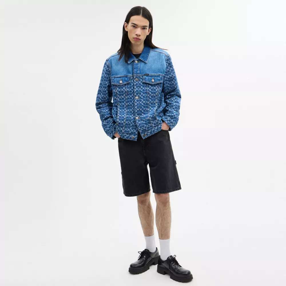 Signature Trucker JacketIn Organic Cotton - Image 2