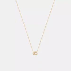 Pavé C Necklace