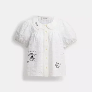 Coach | Brain Dead Embroidered Button Up Blouse
