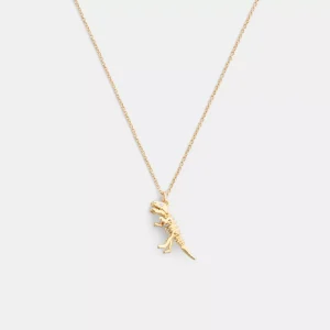 Skeletal Rexy Pendant Necklace