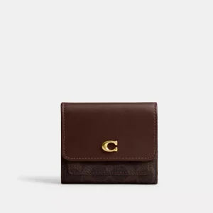 Mila Small Flap WalletIn Signature Canvas