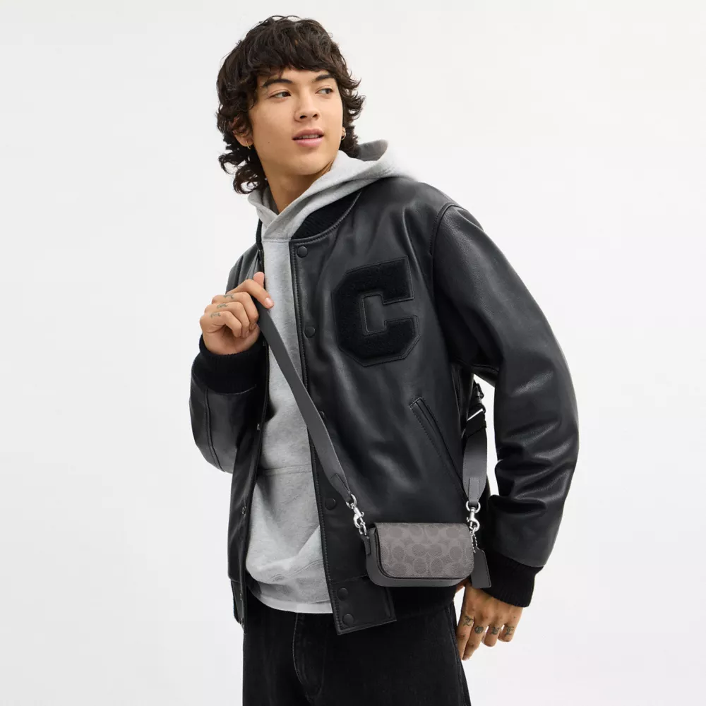 Flap Crossbody BagIn Signature Canvas - Image 5