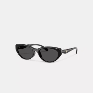 C Hardware Oval Cat Eye Sunglasses