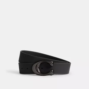 Sculpted C Buckle Reversible Belt, 38 Mm