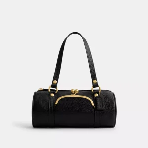 Kisslock Barrel Bag