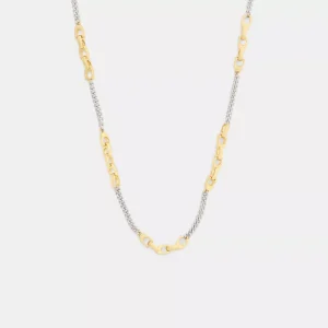 Linked C Necklace