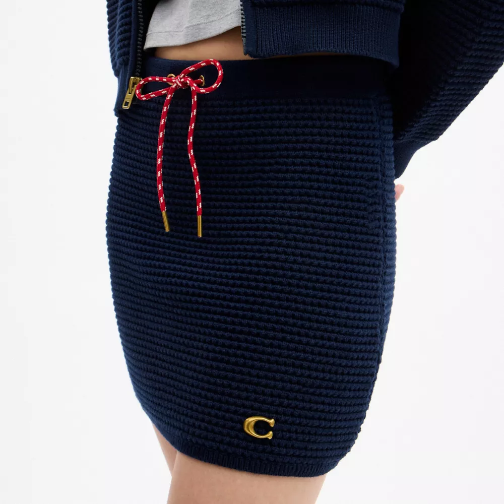 Textured Knit Skirt - Image 4