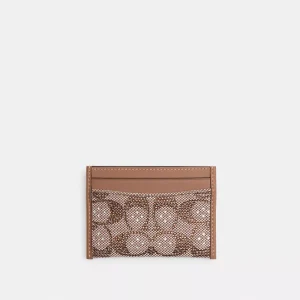 Essential Card CaseIn Crystal Signature Jacquard