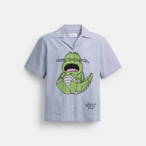 Coach | Brain Dead Darby Dino Short Sleeve Button Up Shirt